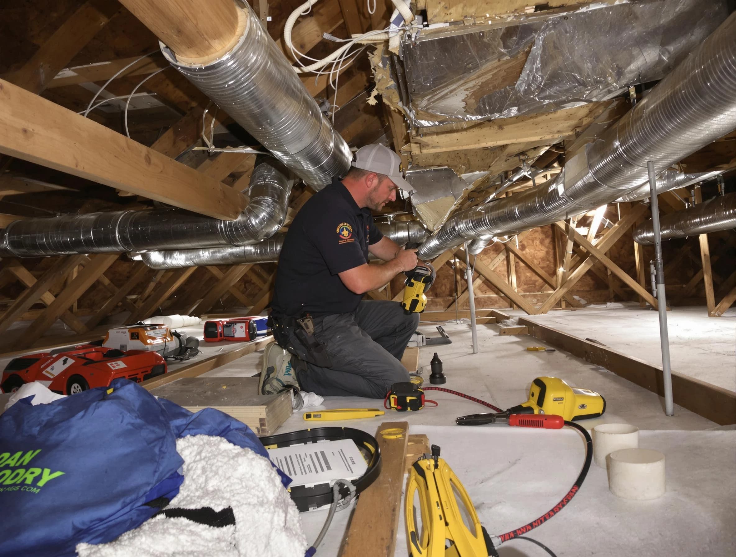Professional air duct repair by Talladega Air Duct Cleaning in Talladega