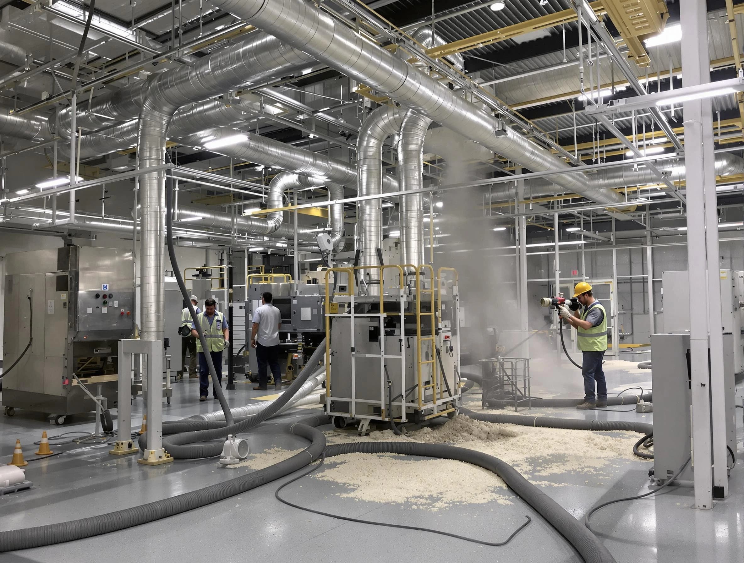 Heavy-duty industrial duct cleaning by Talladega Air Duct Cleaning in Talladega