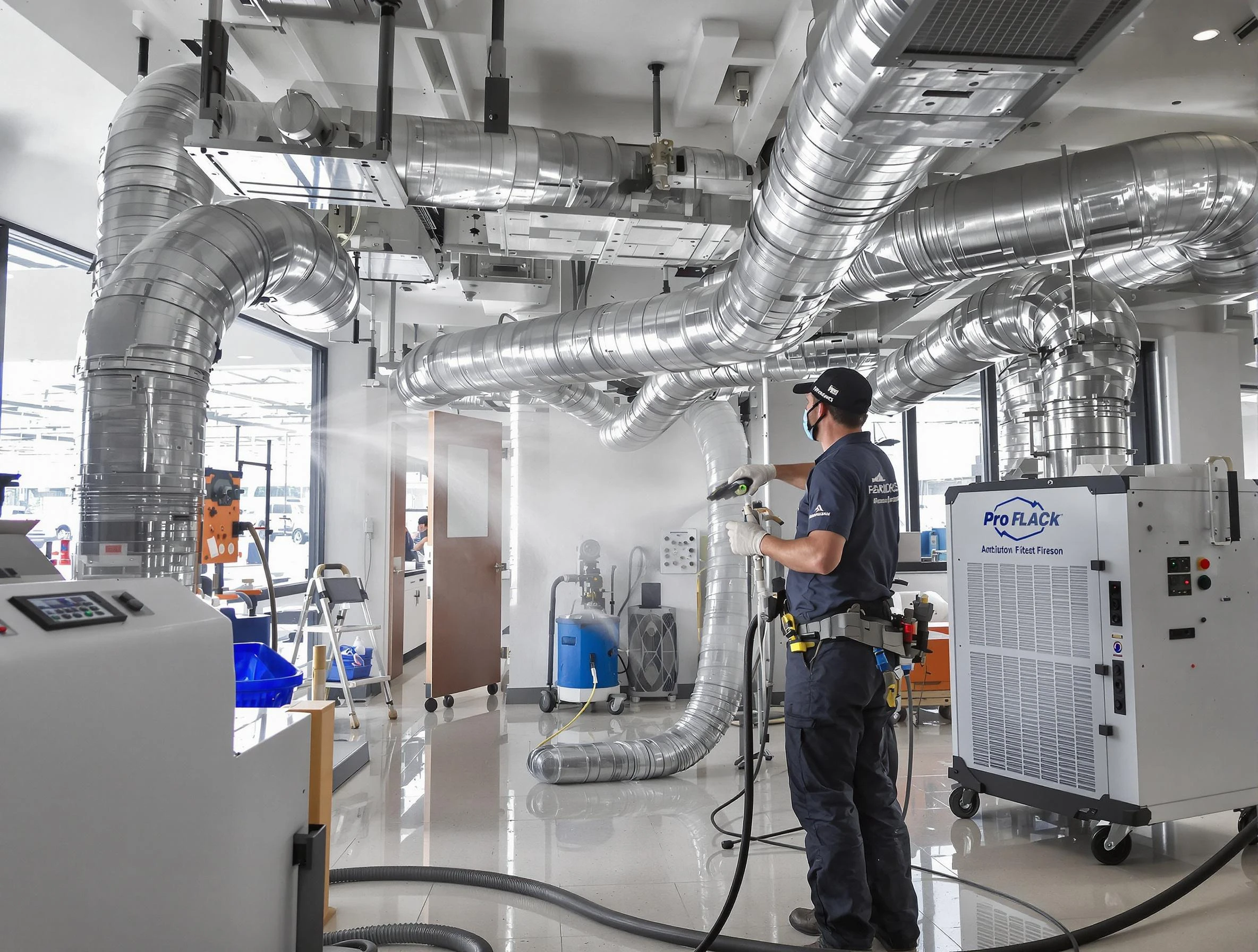 Negative Pressure Air Duct Cleaning in Talladega