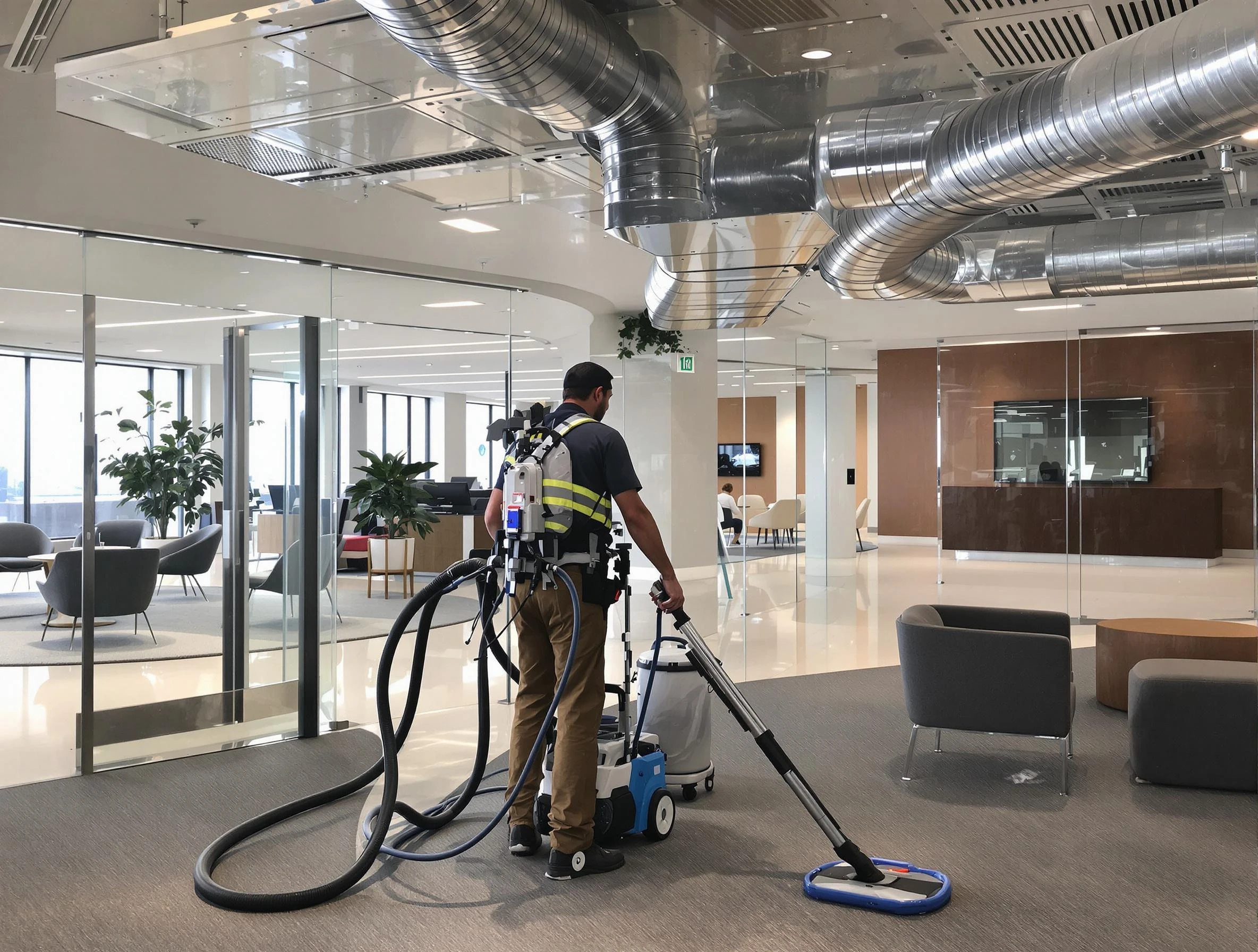 Commercial duct cleaning service by Talladega Air Duct Cleaning in Talladega