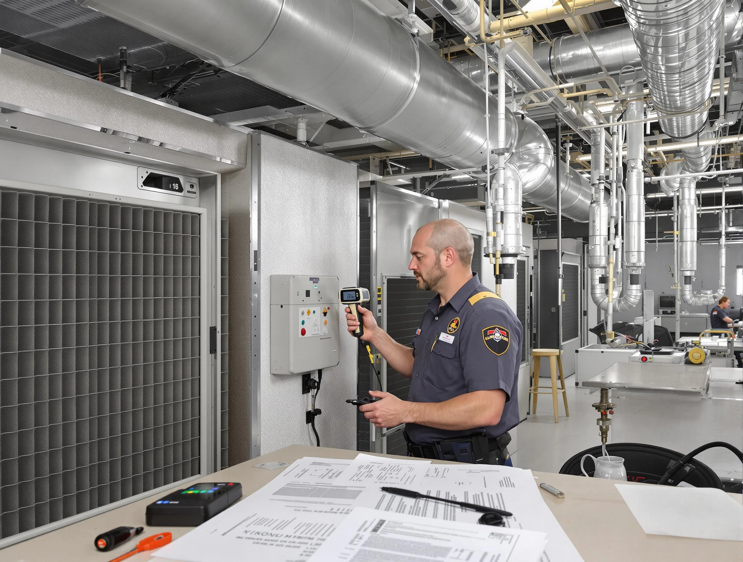 Professional filter system inspection by Talladega Air Duct Cleaning in Talladega