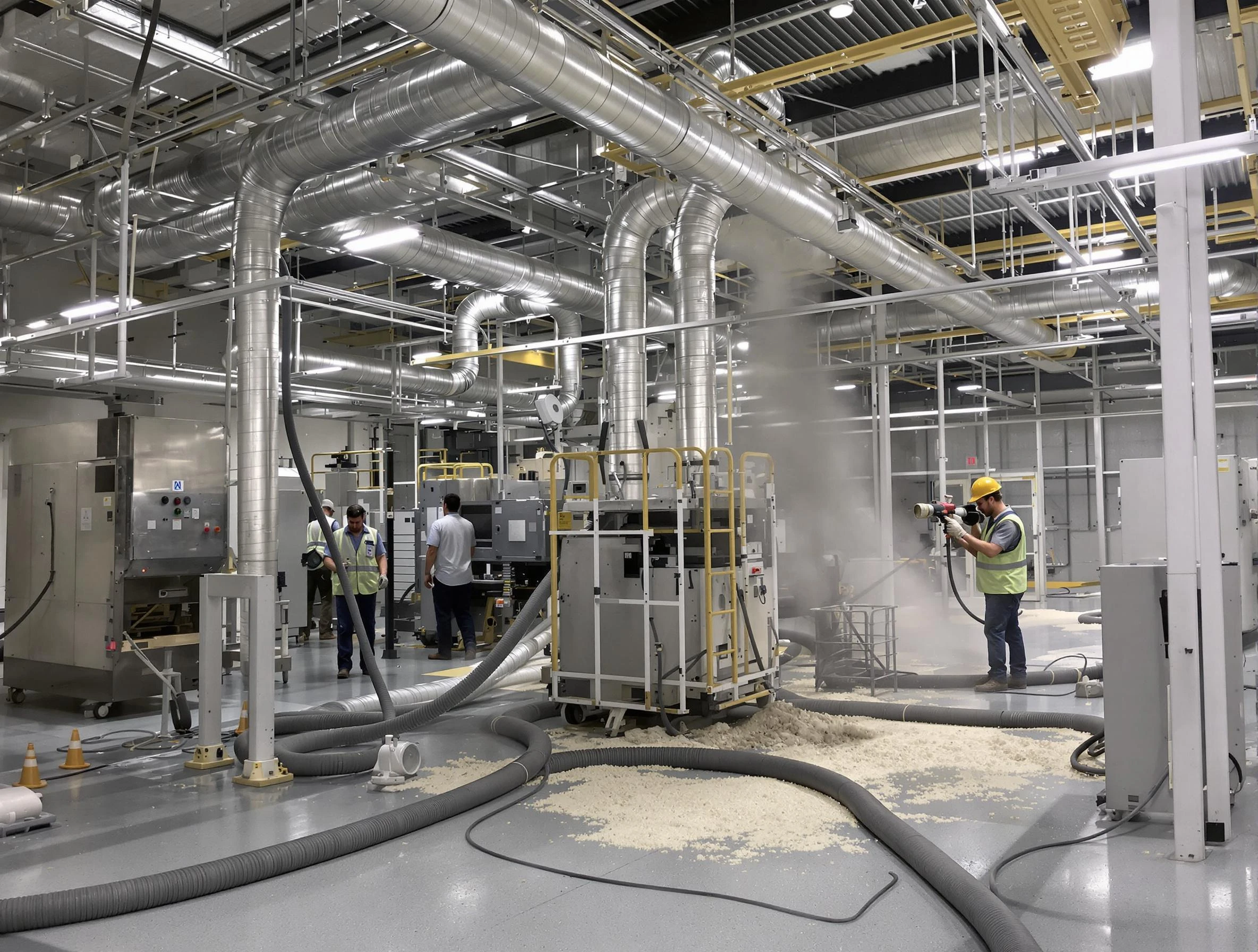 Heavy-duty industrial duct cleaning by Talladega Air Duct Cleaning in Talladega